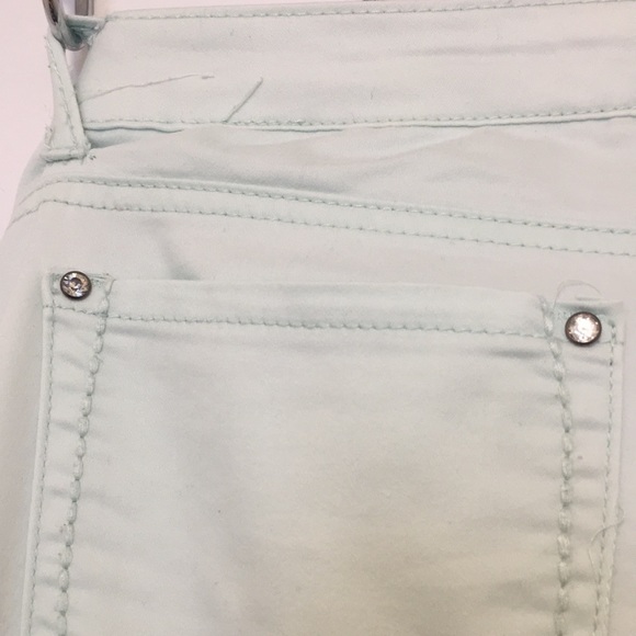 Turquoise Blue Faith Jeans- Super soft!-used - Picture 3 of 4